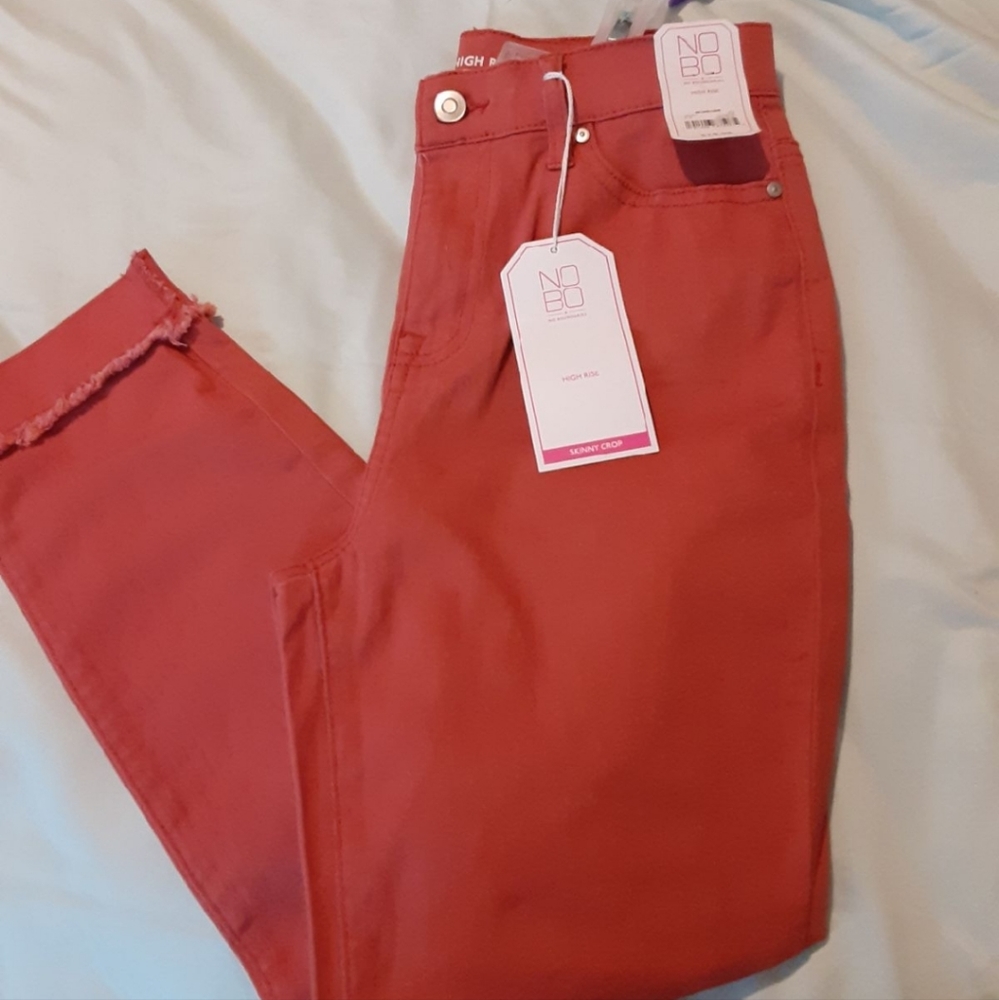 No boundaries hi rise skinny crop pants
